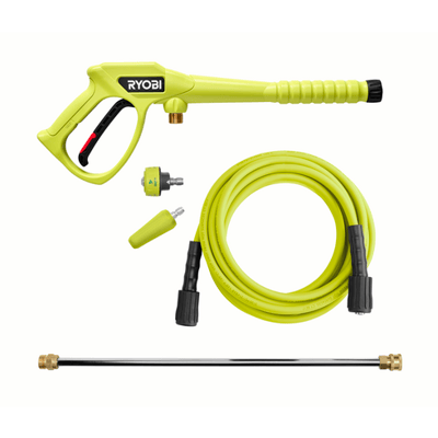 (1) 35' Hose, (1) Extension Wand, (1) Turbo Nozzle and (1) 5-in-1 Nozzle