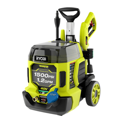 (1) RY40PW15VNM - 40V HP Brushless Whisper Series 1500 PSI 1.2 GPM Pressure Washer