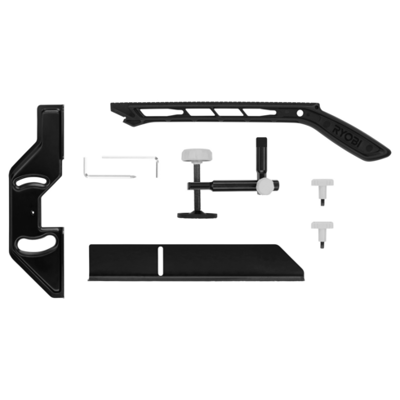 Blade Wrenches, Push Stick, Dust Bag, Rip Fence, Crosscut/Miter Fence, and Material Clamp
